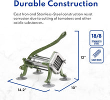 Load image into Gallery viewer, Commercial Grade French Fry Cutter with Suction Feet - 3/8" Heavy-Duty Design