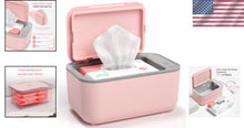 Load image into Gallery viewer, Large Capacity Baby Wipe Warmer &amp; Dispenser with 3 Heat Modes in Pink