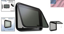 Load image into Gallery viewer, Durable RV Exit Window 30" W x 22" H with Removable Screen &amp; Trim Ring