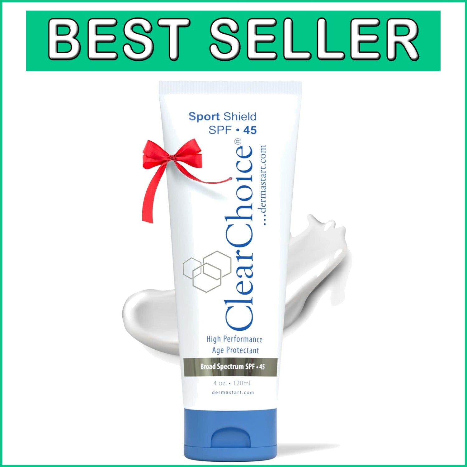 Hydrating Zinc Oxide Face Sunscreen SPF 45 - Broad Spectrum & No White Cast