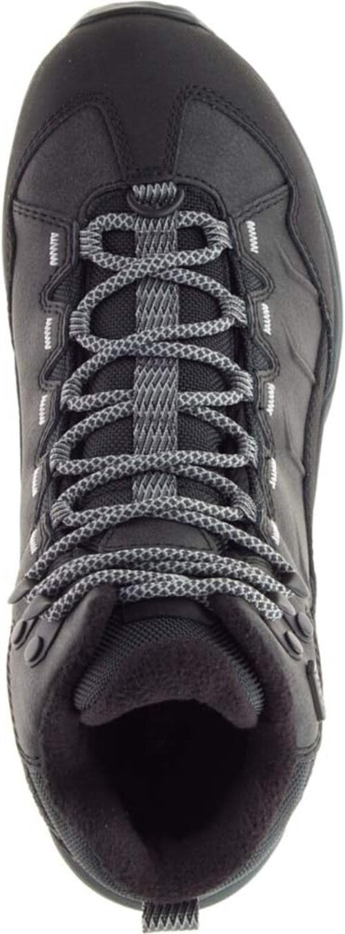 Women's Waterproof Thermo Chill Mid Snow Boots - Size 11 Wide, Black Elegance