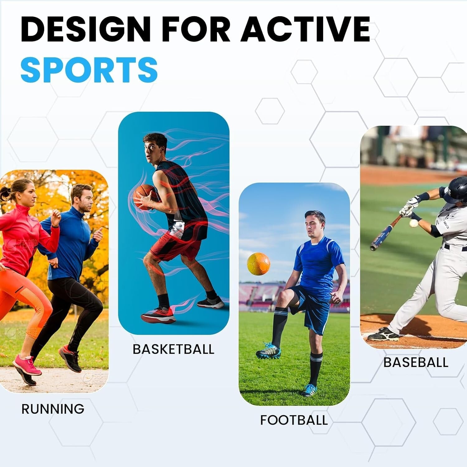 Lightweight Carbon Fiber Sport Insoles with Arch Support for Enhanced Comfort