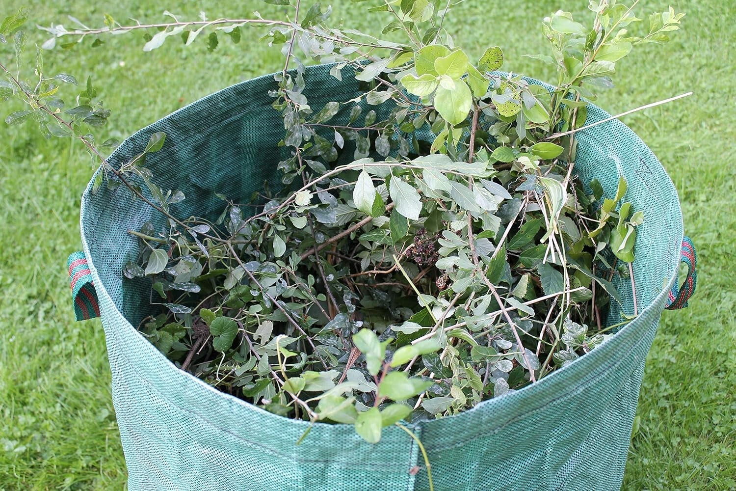 72 Gallon Durable Garden Waste Bags with Handles - Eco-Friendly 6-Pack