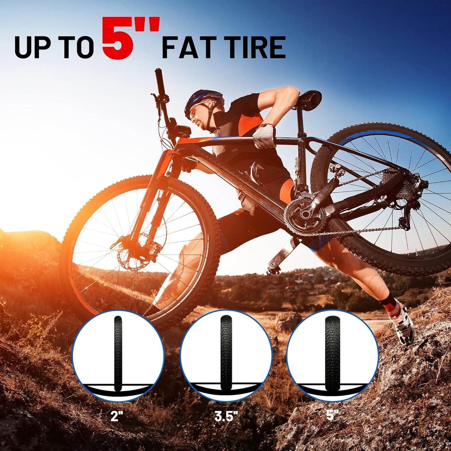 Sturdy Hitch-Mount Bike Rack for 2 Bikes - Foldable & Reflective Safety Design