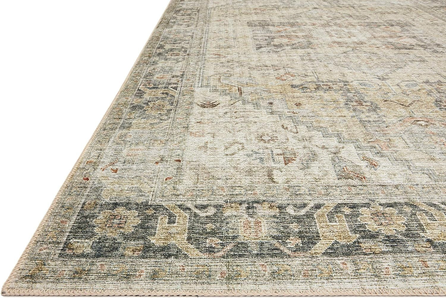 Elegant 6' x 9' Traditional Area Rug - Stain Resistant & Durable Polyester