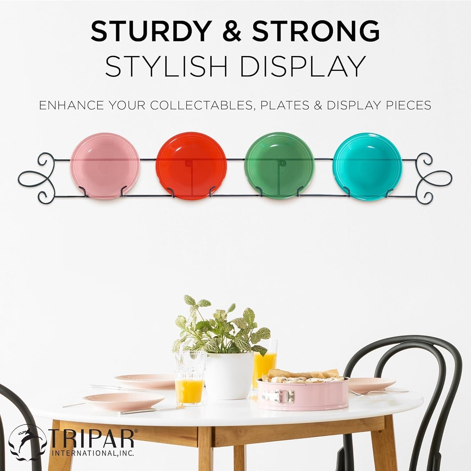 Premium Quality Horizontal Plate Stand for Collectible Plates Indoor Display