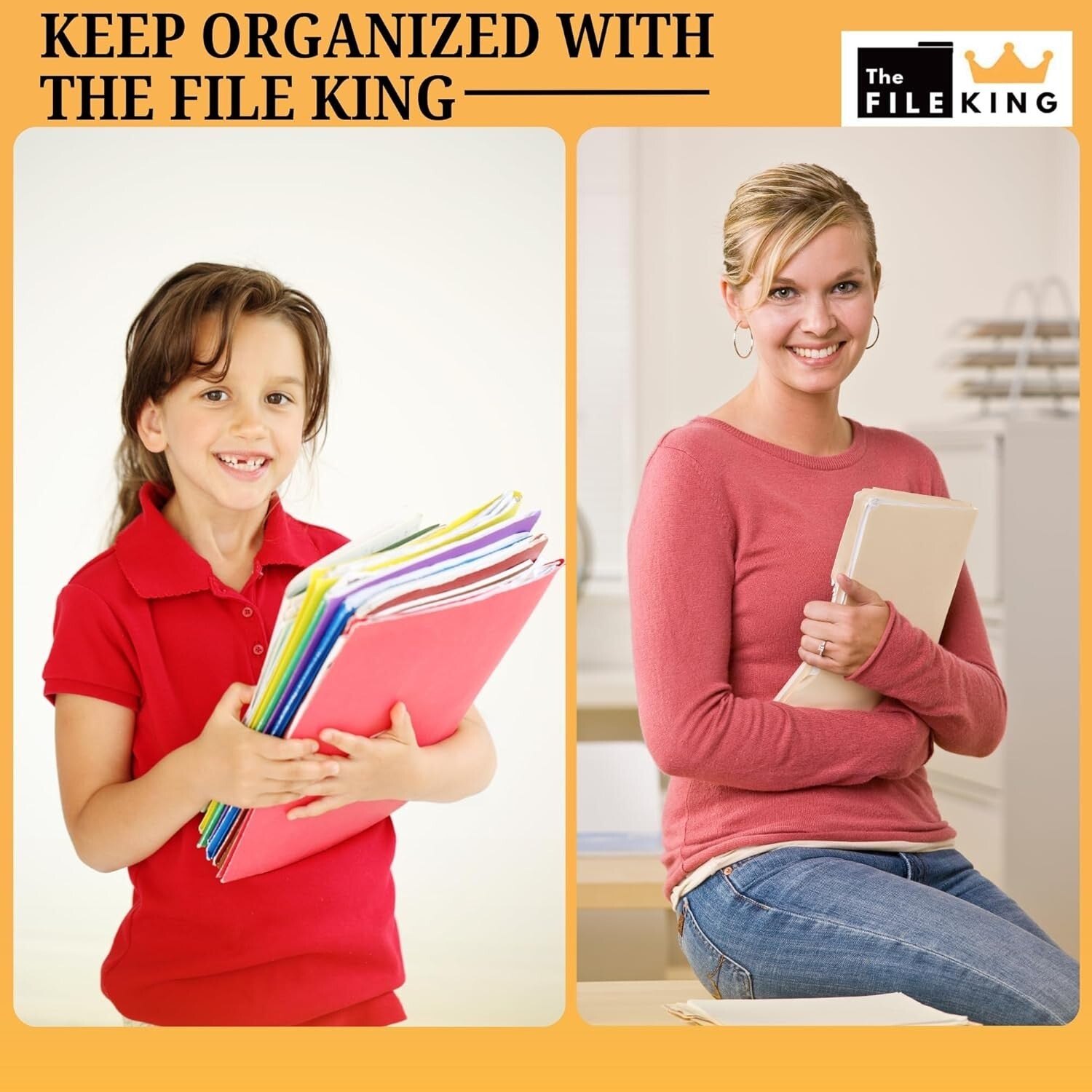 Eco-Friendly 50 Pack of Red Rope Expandable File Folders for Legal Size Files