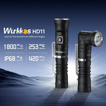 Load image into Gallery viewer, High Lumens Magnetic Work Light - 1800 Lumen Waterproof Right Angle Flashlight