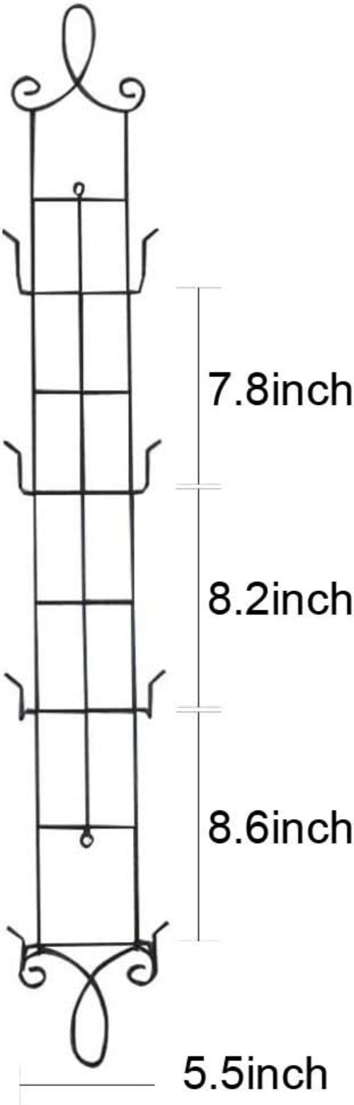 Functional Wall Plate Display Rack - 2pc Set, 42-Inch, Taiwan Craftsmanship