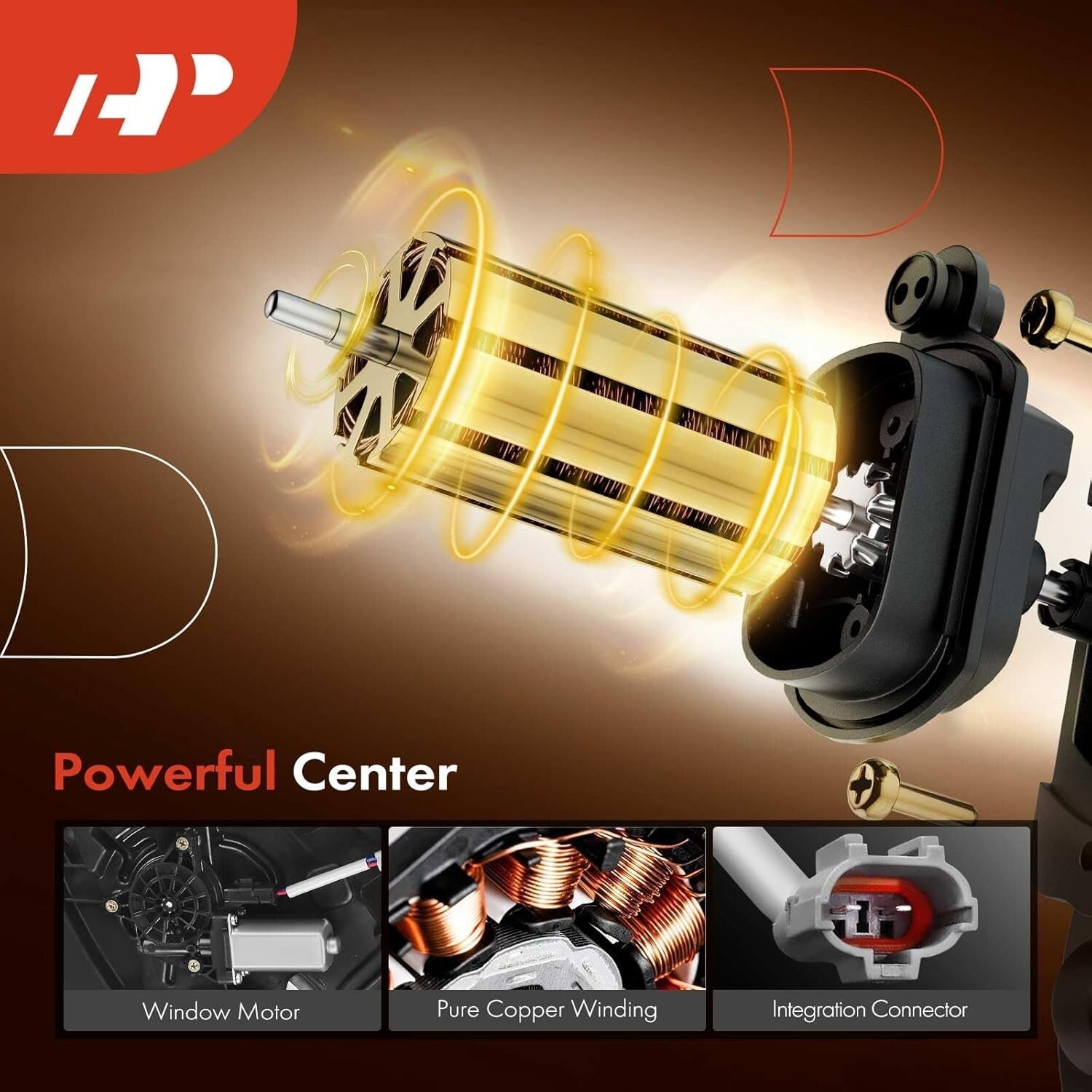 Power Window Regulator with Motor for Hyundai Elantra 2011-2016 - Front Left