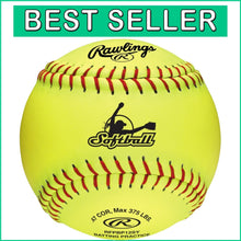Load image into Gallery viewer, Raised Seam Batting Practice Softballs - 11" &amp; 12" Sizes, Durable &amp; Lightweight