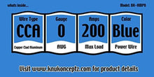 Load image into Gallery viewer, Complete 0 Gauge Amplifier Wiring Kit with RCA and Fuse - Perfect for Vehicles