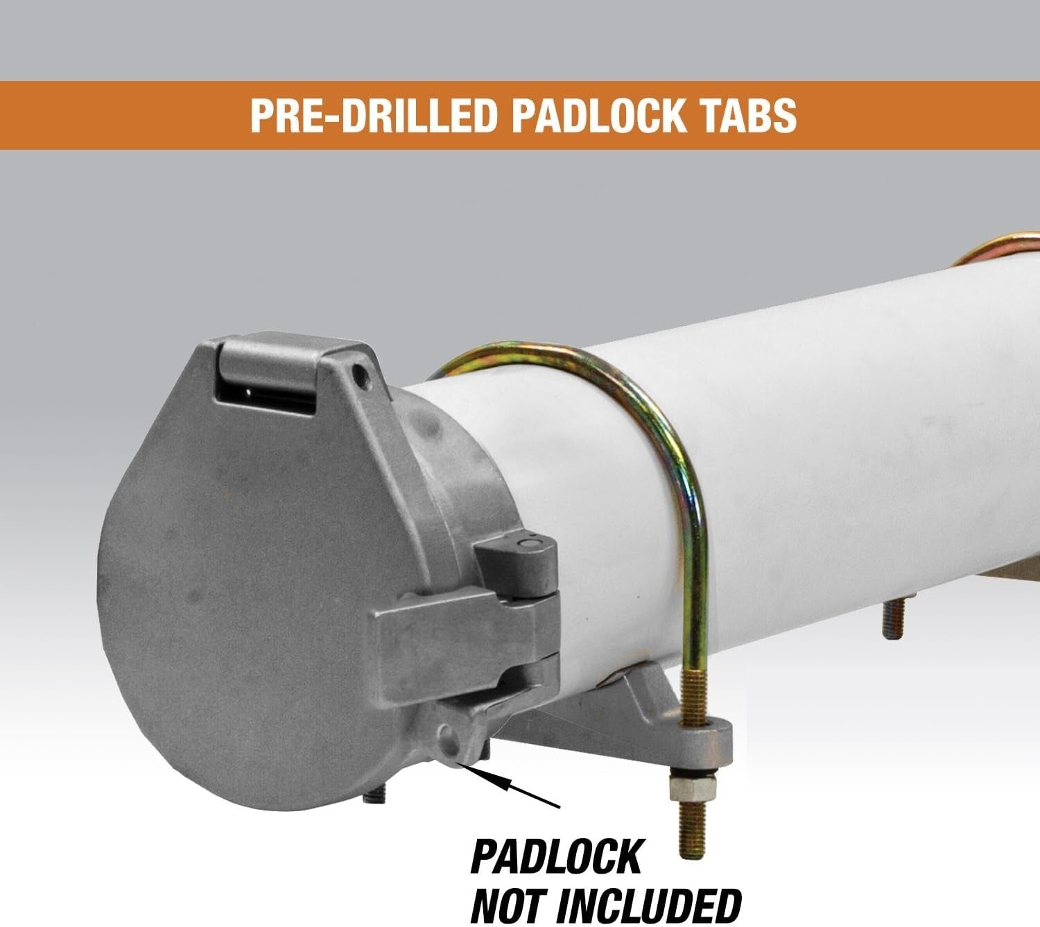 4 Inch PVC Conduit Carrier Kit - Weather-Resistant with Spring-Loaded Latch