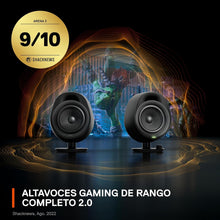 Load image into Gallery viewer, Arena 3 4-Inch Gaming Speakers - Superior Audio with Adjustable Stand &amp; Controls