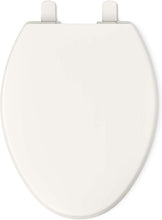 Load image into Gallery viewer, Easy Install Biscuit Quiet-Close Elongated Toilet Seat with Grip-Tight Bumpers