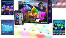 Load image into Gallery viewer, Permanent Outdoor RGB Lights - IP67 Waterproof for Festive Occasions &amp; Everyday