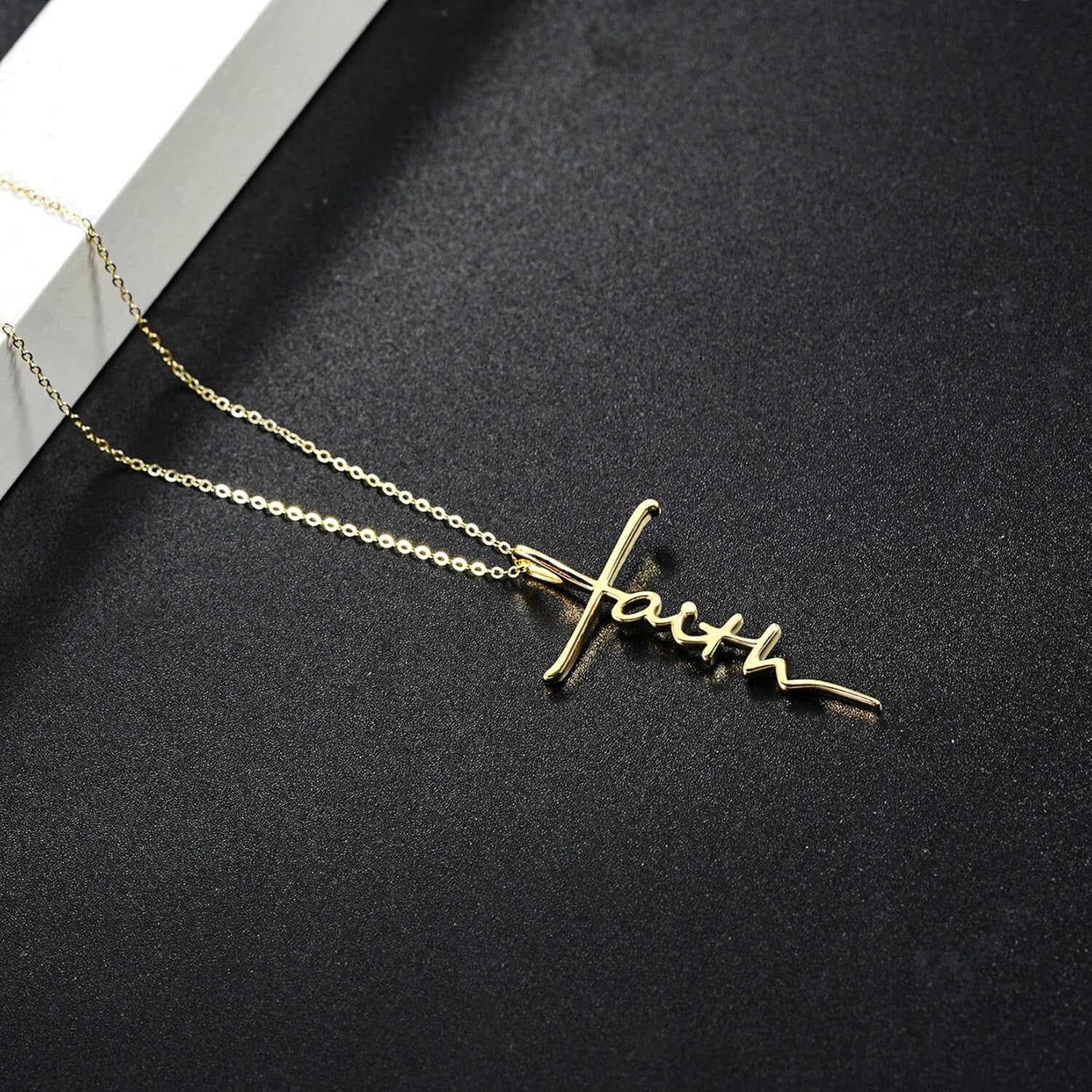 Women’s 925 Sterling Silver Cross Necklace - Beautiful Faith Pendant Jewelry