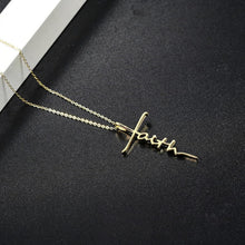 Load image into Gallery viewer, Women’s 925 Sterling Silver Cross Necklace - Beautiful Faith Pendant Jewelry