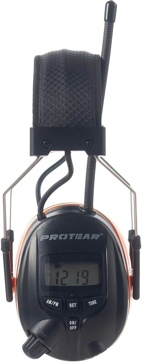 Digital AM/FM Radio Headphones with 25dB Noise Reduction for All-Day Comfort