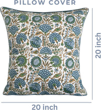 Load image into Gallery viewer, Elegant Asparagus Green Cotton Throw Pillow Covers for Chic Living Room Decor