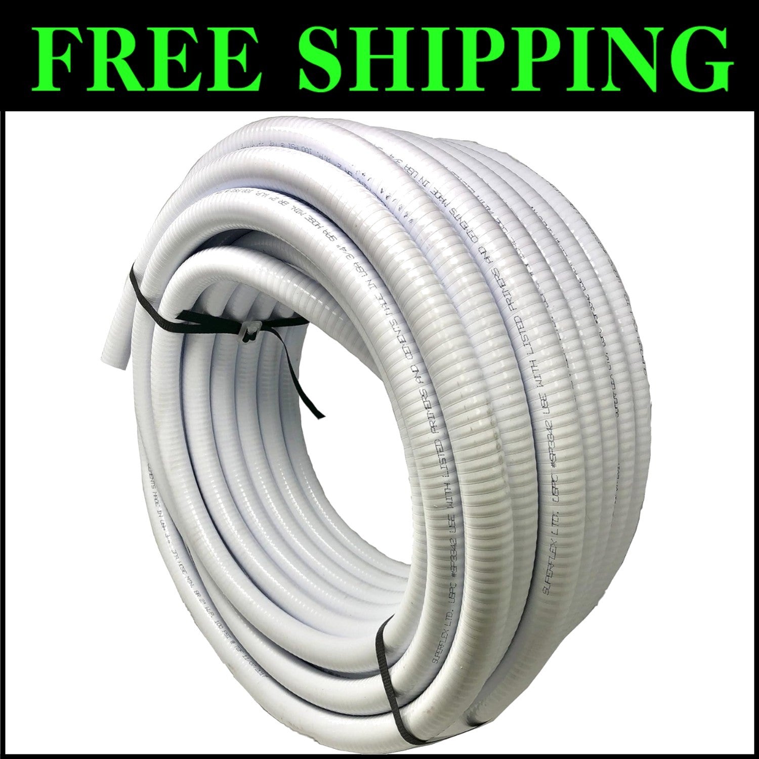 Durable 25 FT Flexible PVC Hose for Pools, Spas & Water Gardening - 1.5 Inch