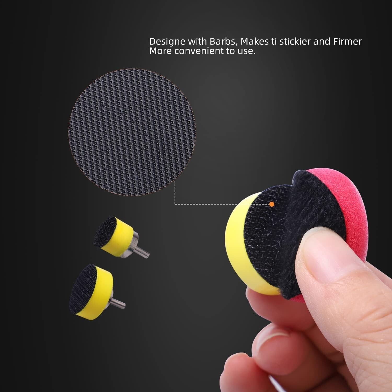 High-Quality 77-Piece Mini Polishing Pads for Fine Detailing on Various Surfaces