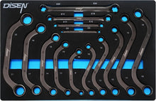 Load image into Gallery viewer, 14-Piece Chrome Vanadium Wrench Set with EVA Organizer for Ultimate Versatility