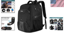 Load image into Gallery viewer, TSA Friendly 17.3'' Laptop Travel Backpack with USB Port - Anti Theft Design