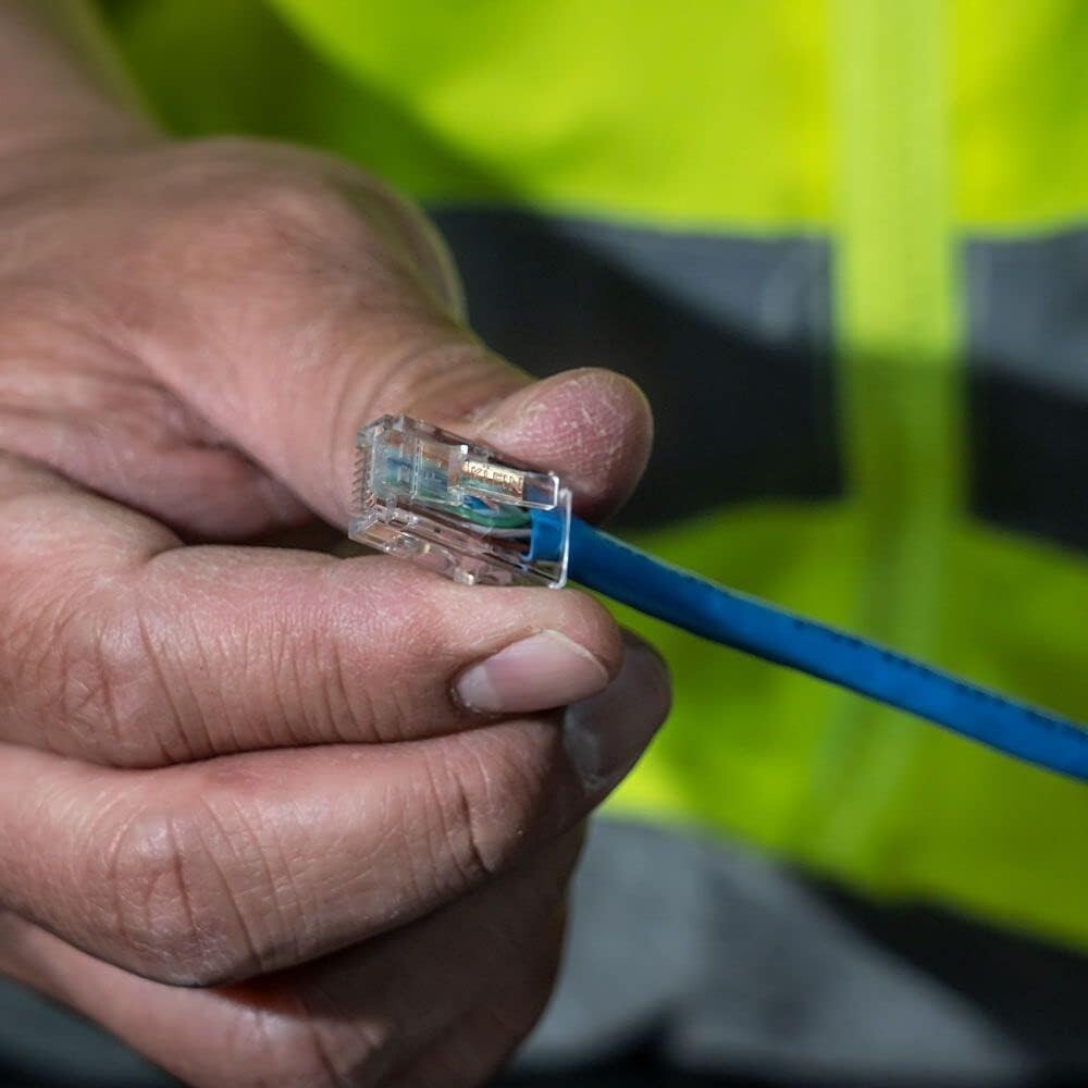 200-Pack Gold Plated RJ45 Pass-Thru Modular Connectors - Assurance in Quality