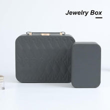 Load image into Gallery viewer, Updated Design Large Jewelry Travel Case with Removable Dividers - Perfect Gift