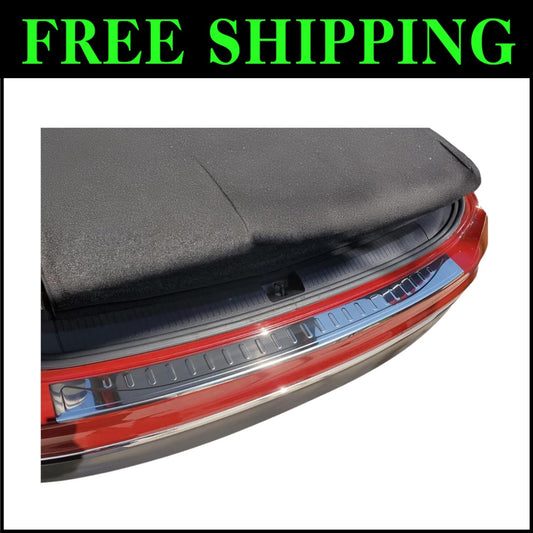 Premium Chrome Rear Bumper Protector for VW Tiguan 2018-2024 - Easy Installation