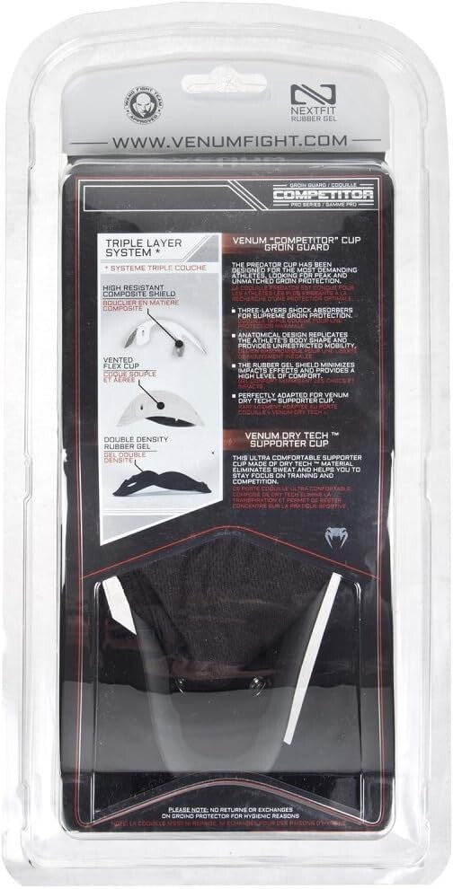 Venum Competitor Groinguard: Shock Absorbing MMA Protector for Maximum Comfort