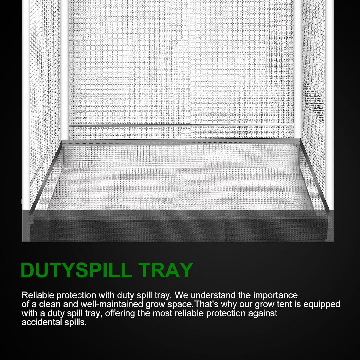 Flexible Mini Grow Tent 18”x18”x32” - Perfect for Indoor Spaces and Plant Care