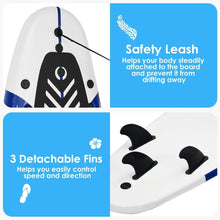 Load image into Gallery viewer, 6 Ft Lightweight Surfboard with 3 Detachable Fins for Safe Water Adventures