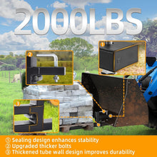 Load image into Gallery viewer, Universal 60" Tractor Bucket Forks - Durable 2000lb Capacity, Safe &amp; Adjustable