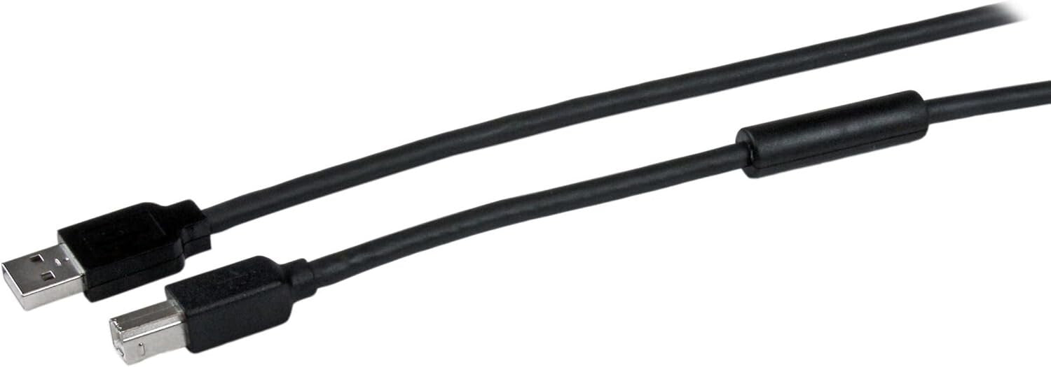 Durable 50ft USB 2.0 Printer Cable - Active Circuit for Reliable Connection