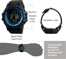 Load image into Gallery viewer, Military Outdoor Digital Watch with Altimeter, Barometer &amp; Compass - Waterproof