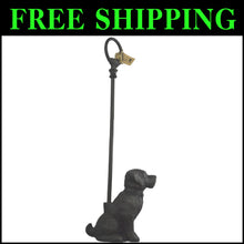 Load image into Gallery viewer, Sturdy Dog Figurine Door Stopper in Black Iron - Ideal Gift for Dog Lovers