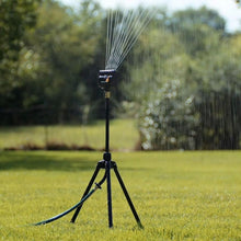 Load image into Gallery viewer, Compact MiniMax Turbo Oscillating Sprinkler with Adjustable Tripod, 4000 Sq Ft