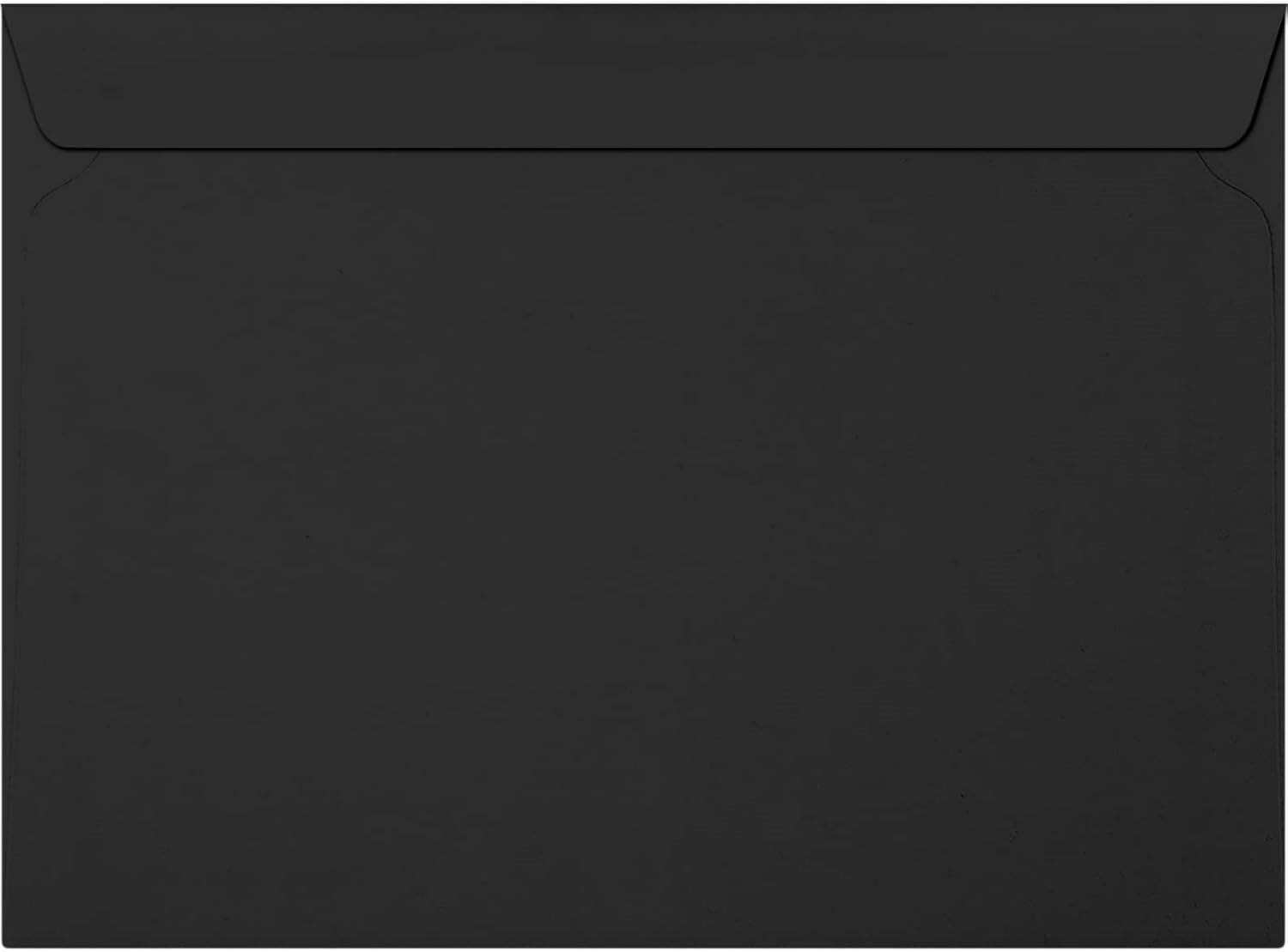 Midnight Black 9 x 12 Booklet Envelopes, 250 Pack - Elegant Mailing Solution