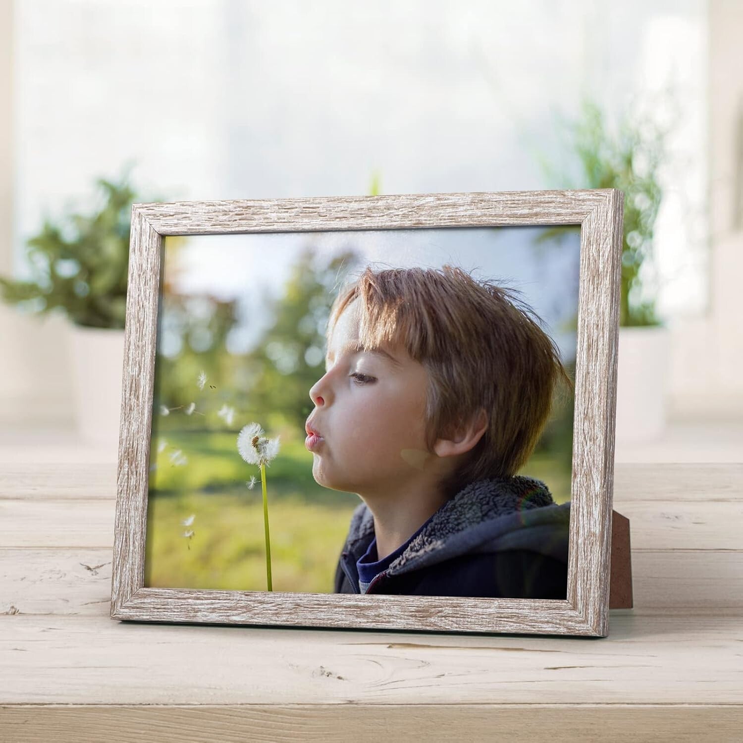 Gallery Wall-Ready Set of 12 Rustic 8x10 Picture Frames - Easy Display Options