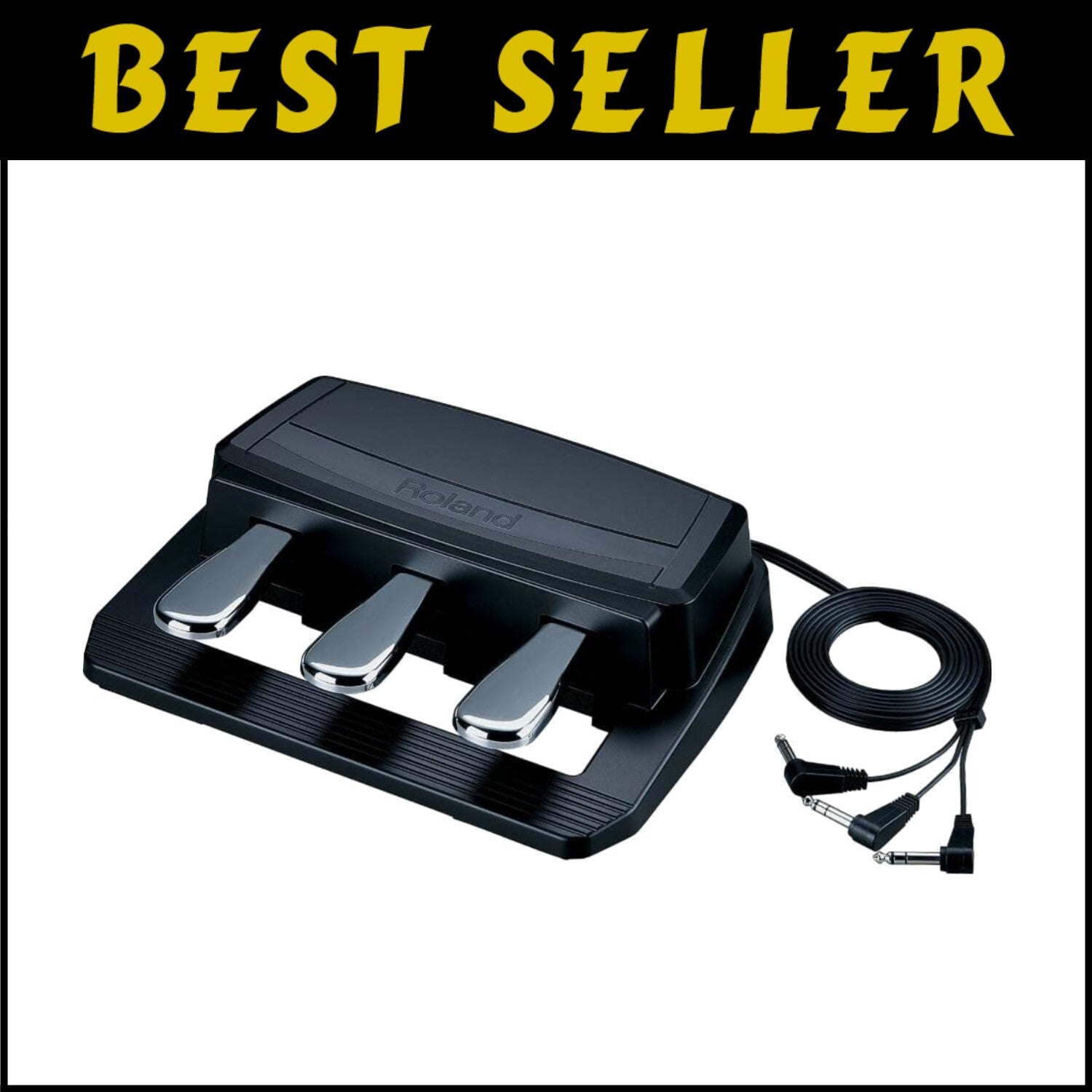 Advanced 3-Pedal Synth Controller for Keyboards Including FP-90 and RD-2000