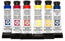 Load image into Gallery viewer, 6-Piece Shimmery Watercolor Essentials Set - 5ml Tubes for Artists On-the-Go