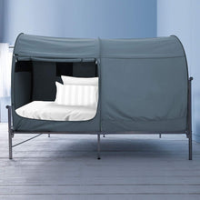 Load image into Gallery viewer, Breathable Pongee Twin Bed Canopy Tent - Light Reducing for Private Spaces