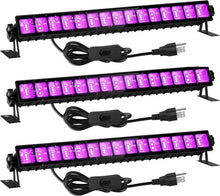 Load image into Gallery viewer, 36W Waterproof Black Light Bar Set - Ideal for Games and Fluorescent Art