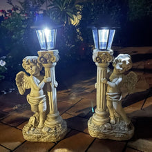 Load image into Gallery viewer, Outdoor 19.7 Inch Angel Garden Statue with Solar Lights - Ideal Gift Choice