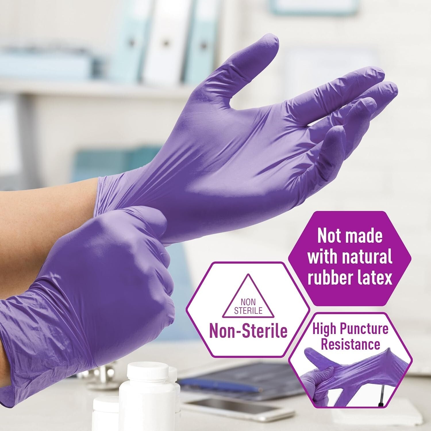 Premium Powder-Free Nitrile Gloves, Small (Case of 1000) - Comfort and Dexterity