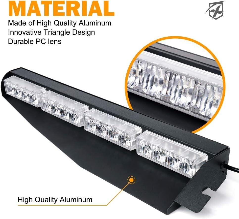 High-Intensity LED Emergency Lights with 26 Patterns - Ultimate Safety Solution