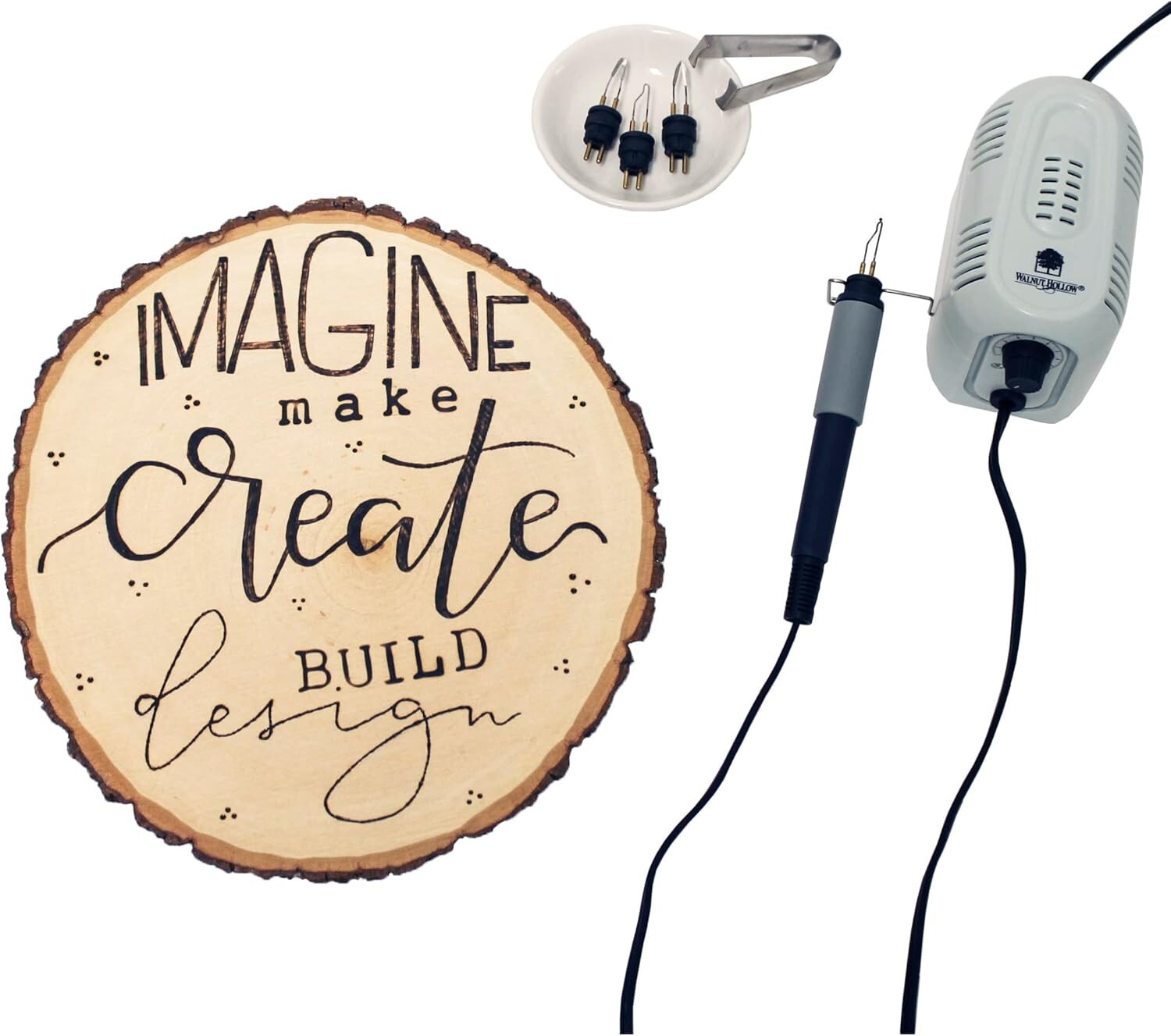 Creative Woodburning Tool with Ergonomic Handle and Temperature Control - 600°F