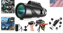 Load image into Gallery viewer, Lightweight 80x Monocular Telescope for Bird Watching and Stargazing Adventures